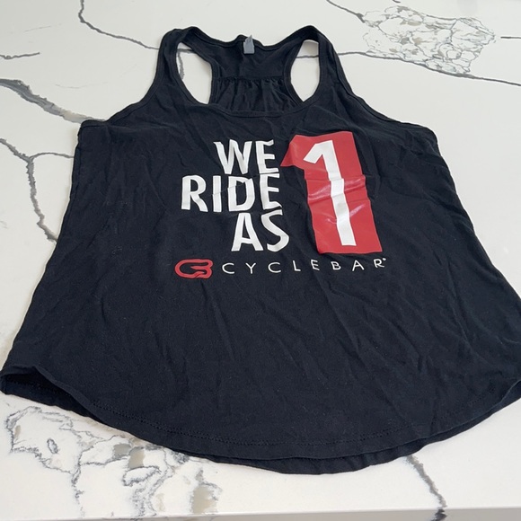 Cyclebar Tops Good Cyclebar We Ride As One Racerback M L Poshmark